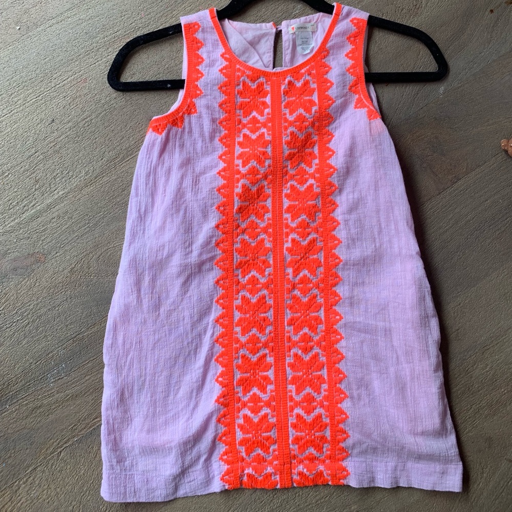 Crewcuts Embroidered Dress Girls 6/7